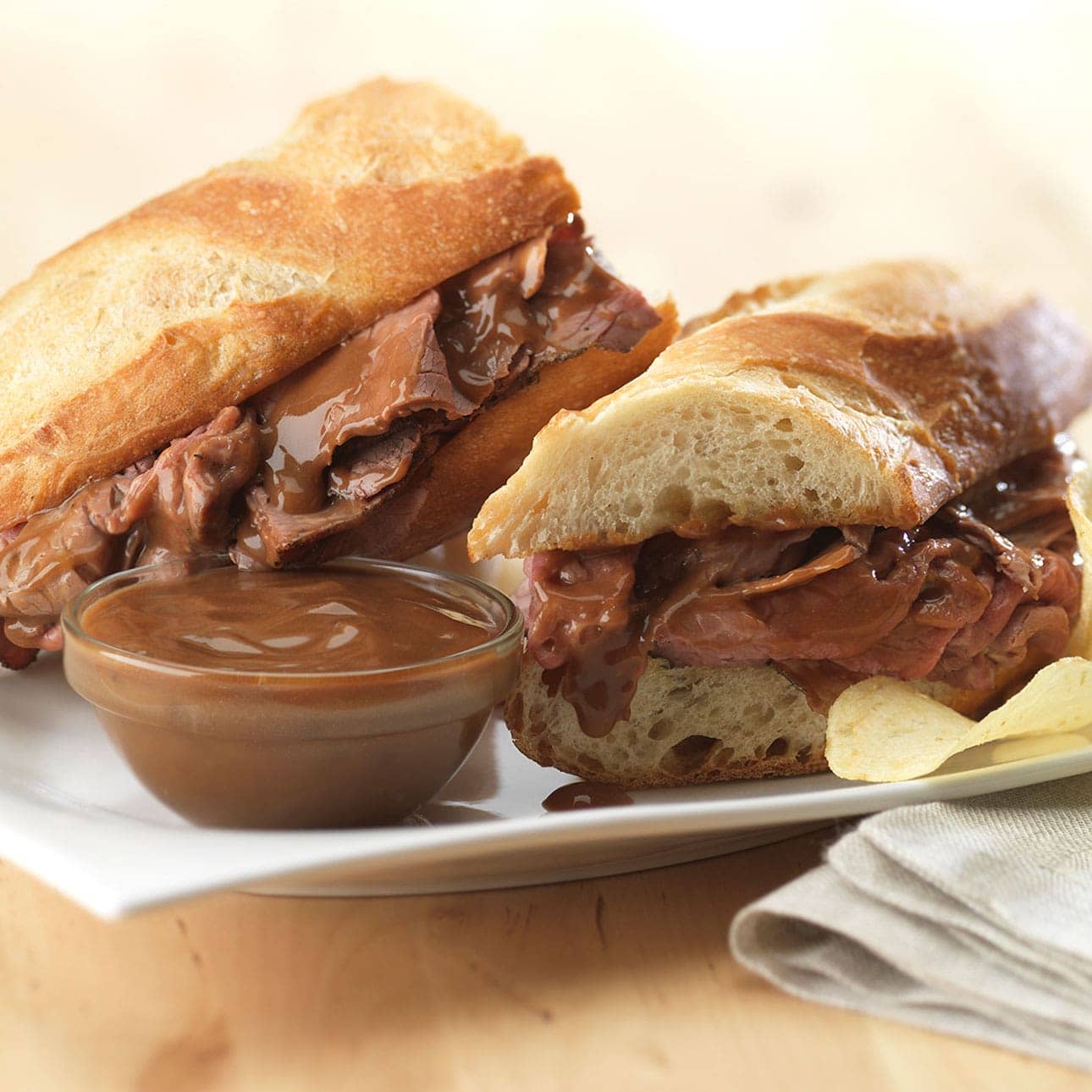 Instant Pot French Dip Sandwiches